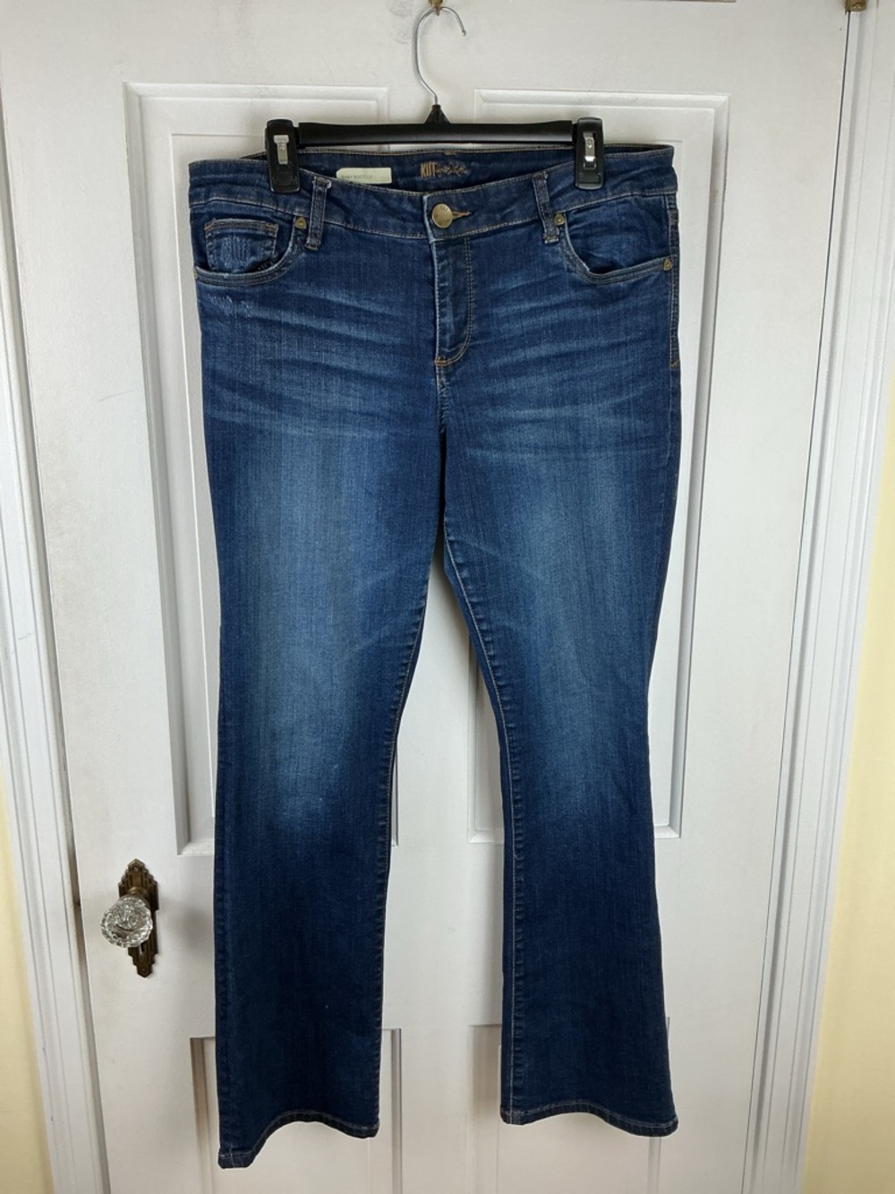 KUT from the Kloth Baby Bootcut Jeans 12P Dark Wash Stretch Denim